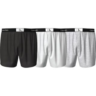 CALVIN KLEIN BOXER ΥΦΑΣΜΑ ΜΟΝΟΧΡΩΜΑ 3 PACK - BOXER στο drest.gr 