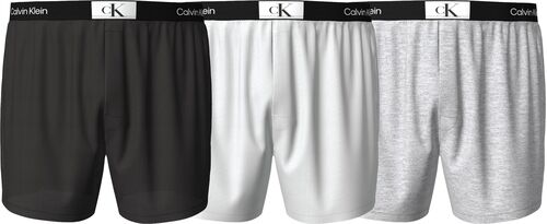 CALVIN KLEIN BOXER ΥΦΑΣΜΑ ΜΟΝΟΧΡΩΜΑ 3 PACK - BOXER στο drest.gr 