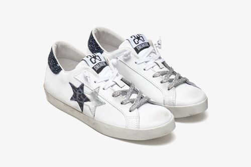 2STAR SNEAKER LOW PELLE BIANCA DET - ΑΘΛΗΤΙΚΑ ΠΑΠΟΥΤΣΙΑ στο drest.gr 