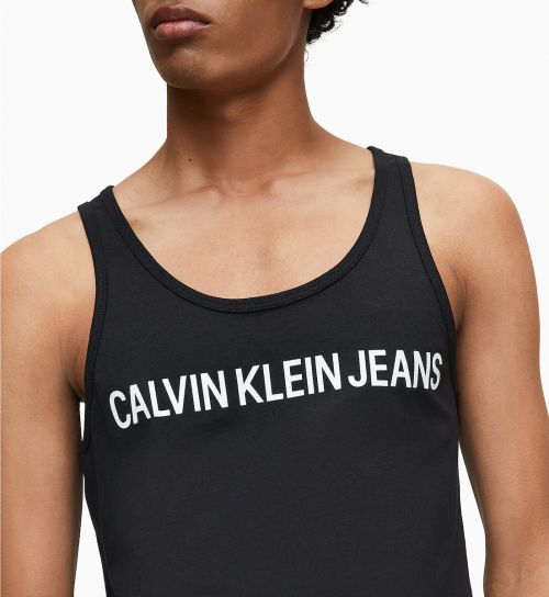 CALVIN KLEIN JEANS INSTITUTIONAL LOGO REG TANK - T-SHIRTS στο drest.gr 