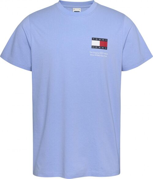 TOMMY JEANS SLIM ESSENTIAL FLAG TEE - T-SHIRTS στο drest.gr 