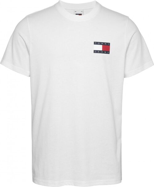 TOMMY JEANS SLIM ESSENTIAL FLAG TEE - T-SHIRTS στο drest.gr 