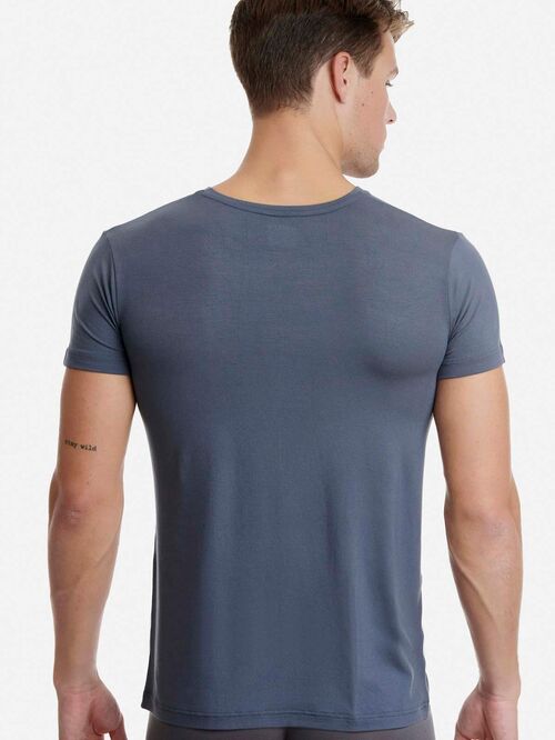 WALK MEN'S T-SHIRT BAMBOO ΛΑΙΜΟΚΟΨΗ - ΦΑΝΕΛΛΕΣ στο drest.gr 