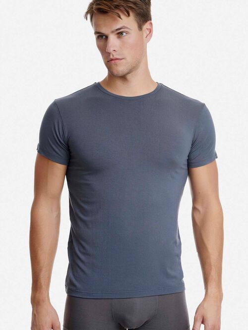 WALK MEN'S T-SHIRT BAMBOO ΛΑΙΜΟΚΟΨΗ - ΦΑΝΕΛΛΕΣ στο drest.gr 