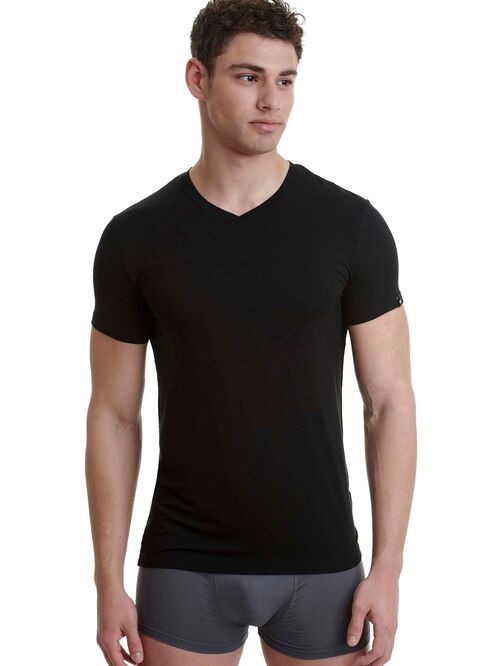 WALK MEN'S T-SHIRT BAMBOO ΛΑΙΜΟΚΟΨΗ ΜΕ V - ΦΑΝΕΛΛΕΣ στο drest.gr 