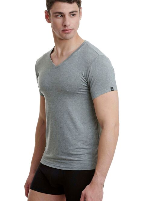 WALK MEN'S T-SHIRT BAMBOO ΛΑΙΜΟΚΟΨΗ ΜΕ V - ΦΑΝΕΛΛΕΣ στο drest.gr 