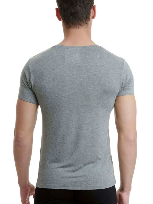 WALK MEN'S T-SHIRT BAMBOO ΛΑΙΜΟΚΟΨΗ ΜΕ V - ΦΑΝΕΛΛΕΣ στο drest.gr 