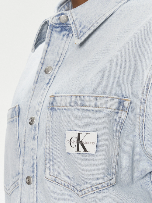 CALVIN KLEIN JEANS DAD DENIM SHIRT - ΠΟΥΚΑΜΙΣΑ στο drest.gr 