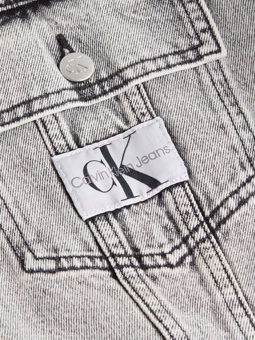 CALVIN KLEIN JEANS EXTRA OVERSIZE CROP DENIM JACKET - ΠΑΝΩΦΟΡΙΑ στο drest.gr 