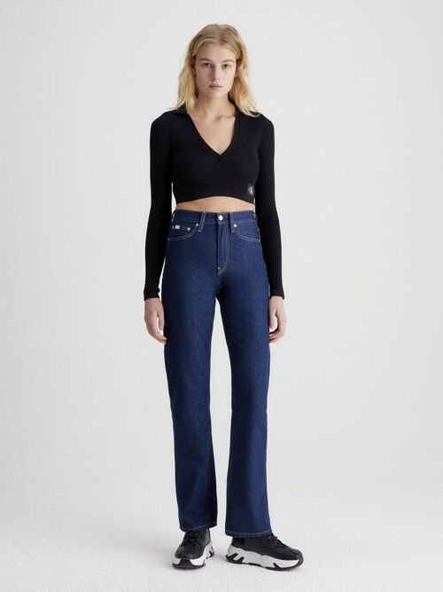 CALVIN KLEIN JEANS HIGH RISE STRAIGHT - JEANS στο drest.gr 