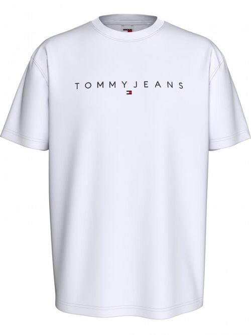 TOMMY JEANS REGULAR LINEAR LOGO TEE - T-SHIRTS στο drest.gr 