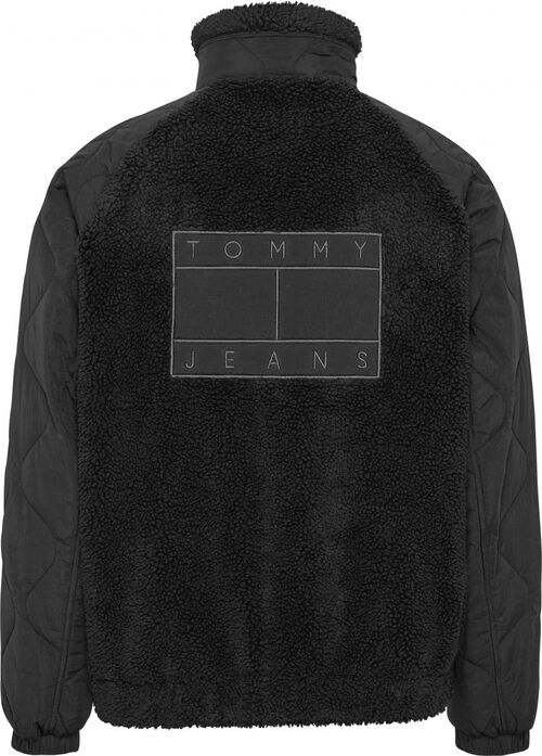 TOMMY JEANS MIX MEDIA SHERPA JACKET - ΠΑΝΩΦΟΡΙΑ στο drest.gr 