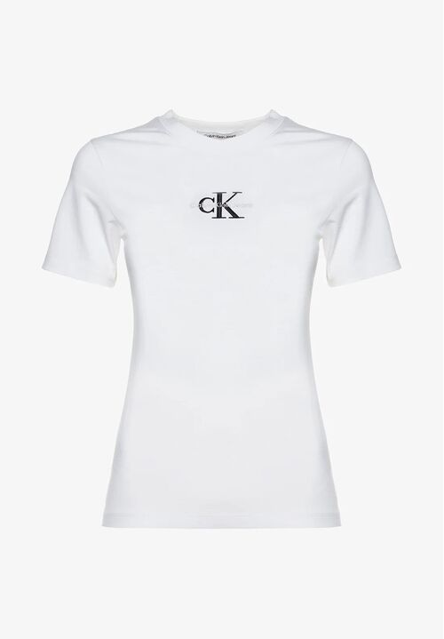 CALVIN KLEIN JEANS MONOGRAM LOGO SLIM FIT TEE - T-SHIRTS στο drest.gr 