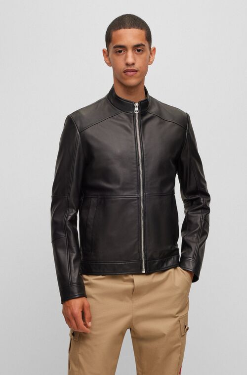 HUGO JACKET LEATHER - ΠΑΝΩΦΟΡΙΑ στο drest.gr 