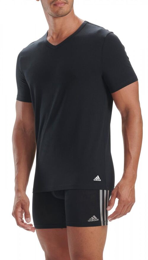 ADIDAS V-NECK T-SHIRT ACTIVE CORE COTTON 3 PACK - ΦΑΝΕΛΛΕΣ στο drest.gr 