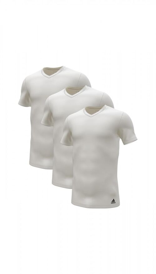 ADIDAS V-NECK T-SHIRT ACTIVE CORE COTTON 3 PACK - ΦΑΝΕΛΛΕΣ στο drest.gr 